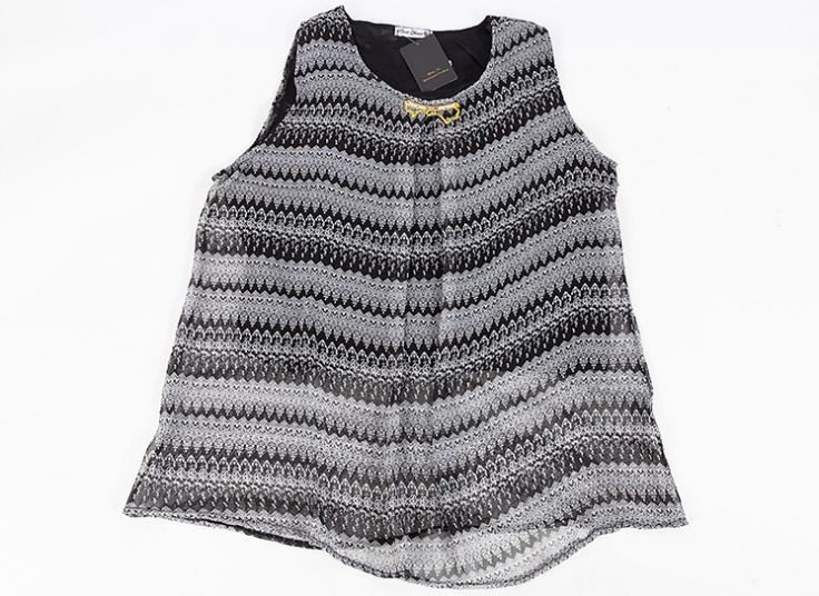 تاپ طرح دار حریر زنانه