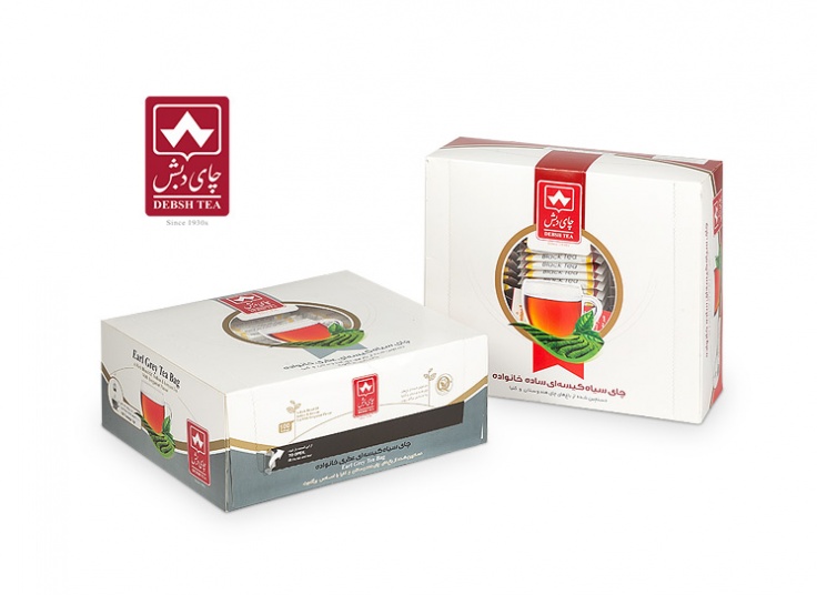 چای سیاه کیسه ای خانواده دبش 100 عددی