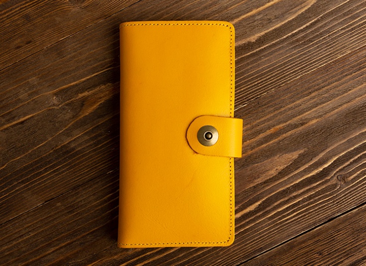 کیف پول و موبایل چرم طبیعی