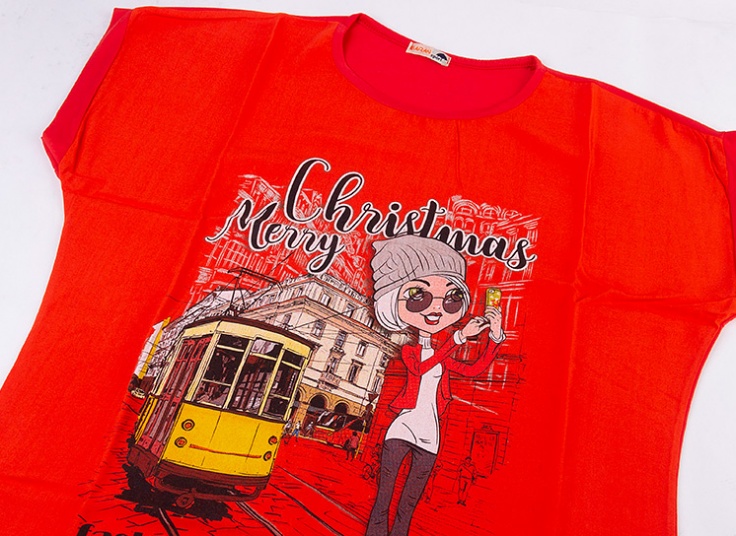 تیشرت زنانه Merry Christmas