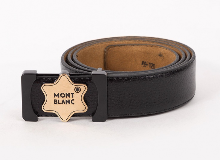 کمربند مردانه Mont Blanc مدل Star