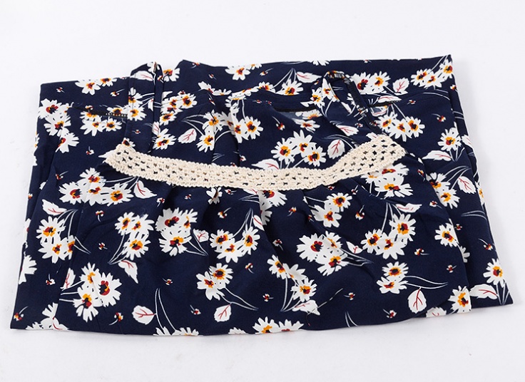 پیراهن نخی طرحدار