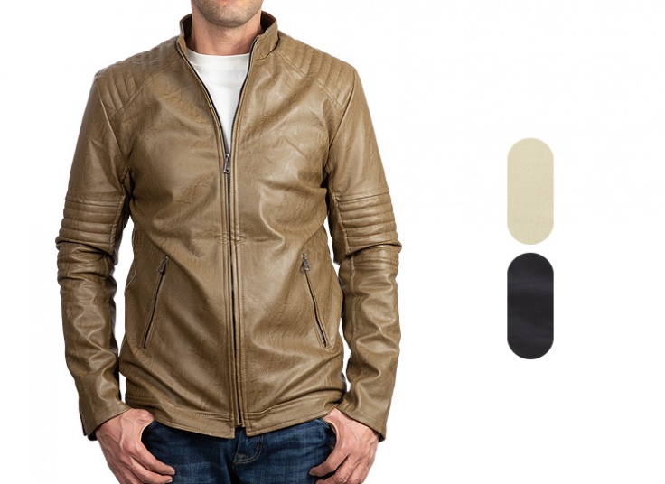 کاپشن چرم مردانه RCJ