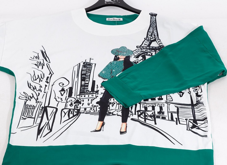 بلوز زنانه طرح ایفل