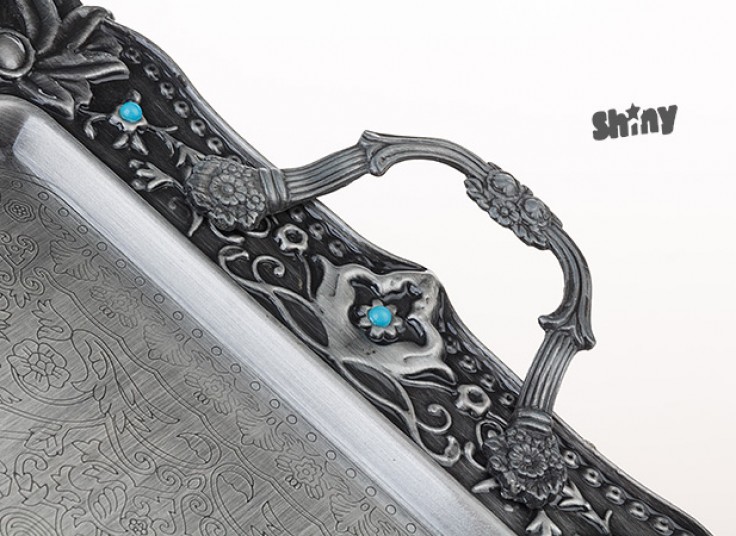 سینی پایه دار shiny