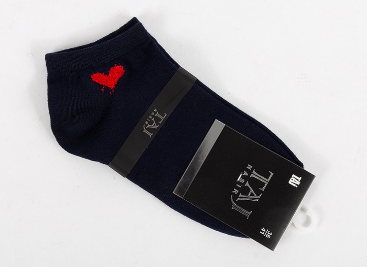 جوراب مچی زنانه طرح قلب TAJ