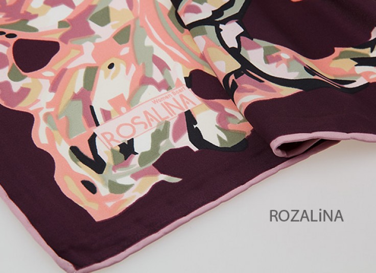 روسری ساتن ابریشم ROSALINA