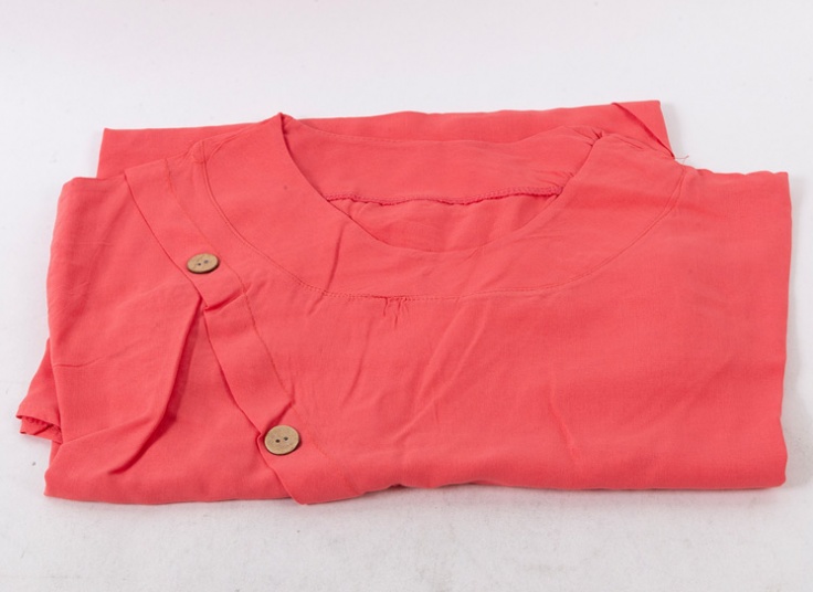 تونیک زنانه نخی قاپک دار