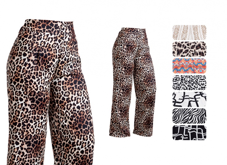 شلوار بگ زنانه طرحدار