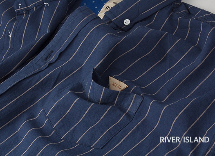 پیراهن سایز بزرگ River Island مدل Striped