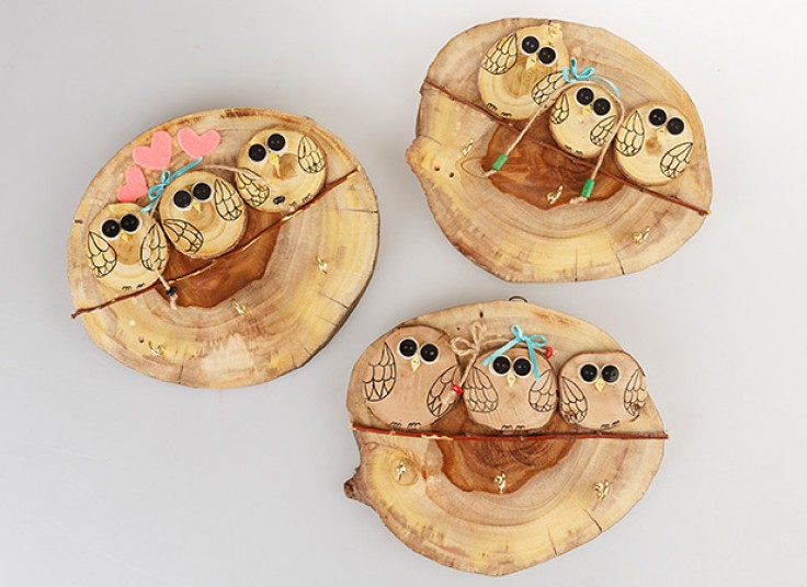 جا کلیدی دیواری چوبی