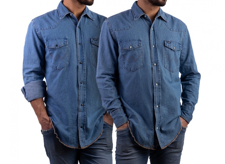 پیراهن جین wrangler