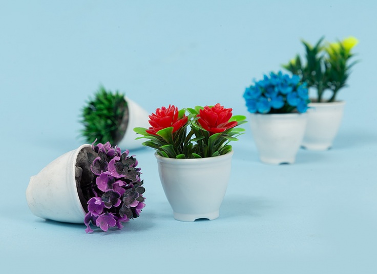 پکیج چهار عددی گلدان دکوری