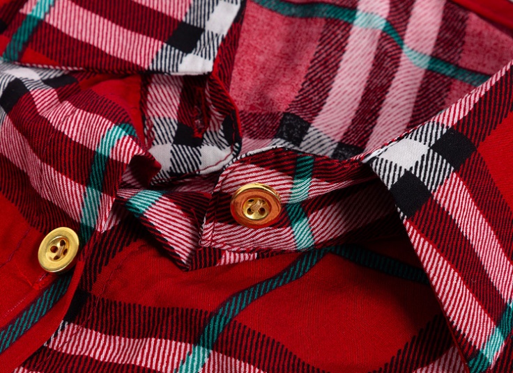 شومیز گره‌ای چهارخانه