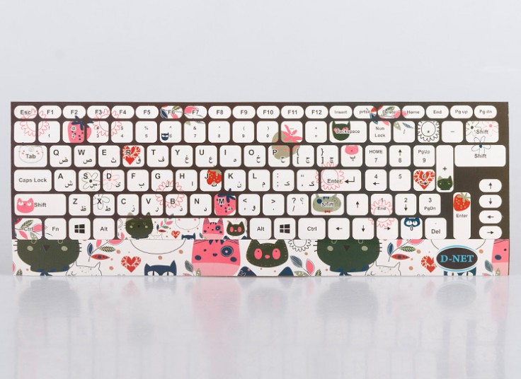 برچسب فانتزی کیبورد DNET