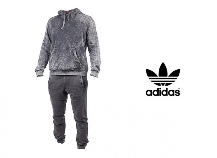 ست سویشرت کلاه دار و شلوار Adidas