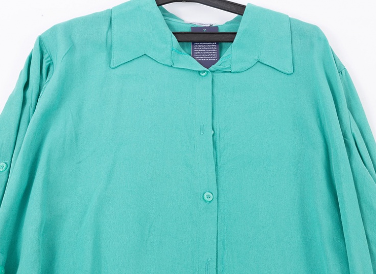 شومیز مانتویی بغل دکمه دار