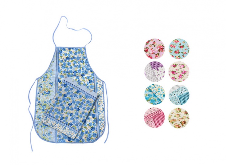 ست نمگیر و پیشبند آشپزخانه