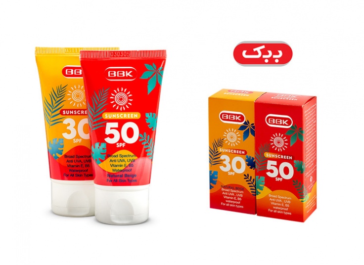 انواع کرم ضد آفتاب BBK