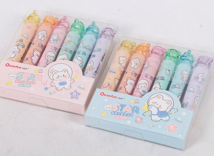 پک 6 عددی هایلایتر Qesefun