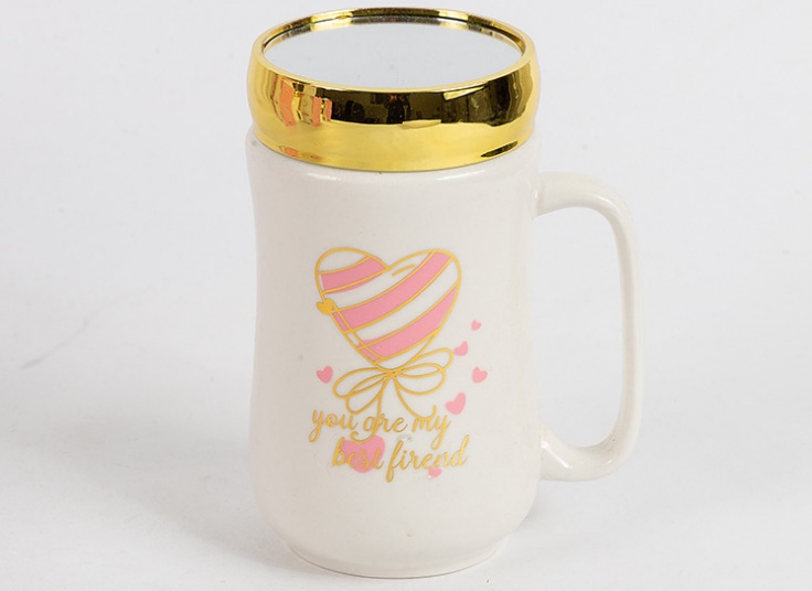 ماگ درب دار آینه ای