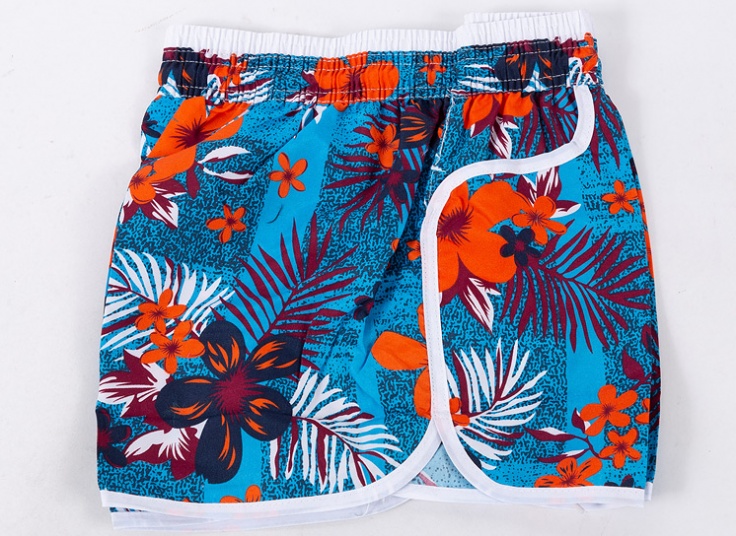 شلوارک زنانه طرح هاوایی