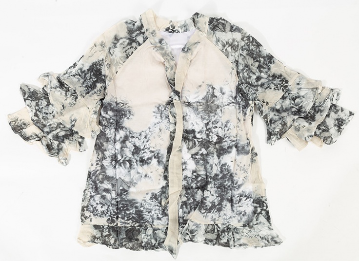 بلوز حریر گره ای