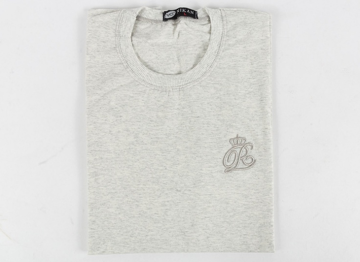 تیشرت آستین کوتاه ملانژ Nikan