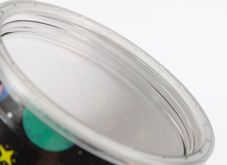 لیوان اسموتی چراغ دار گلکسی