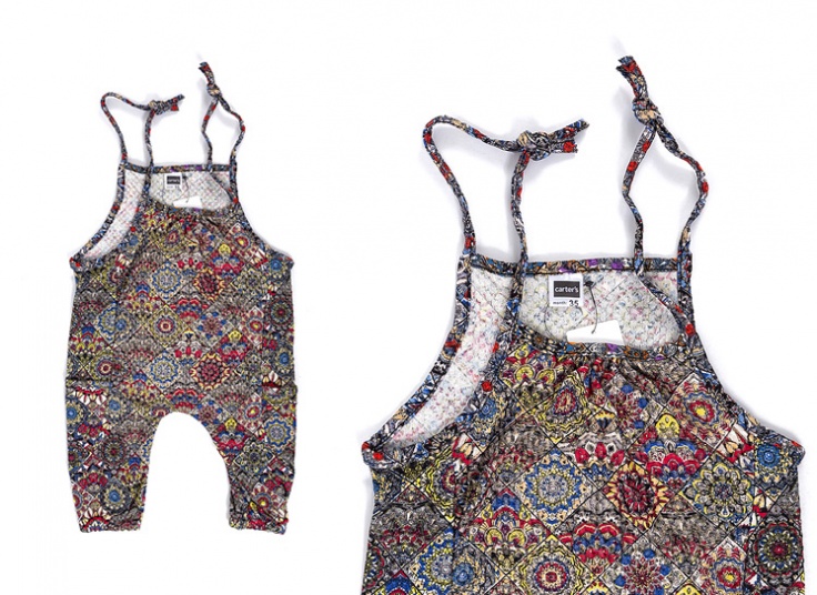 سرهمی دخترانه طرح ترمه