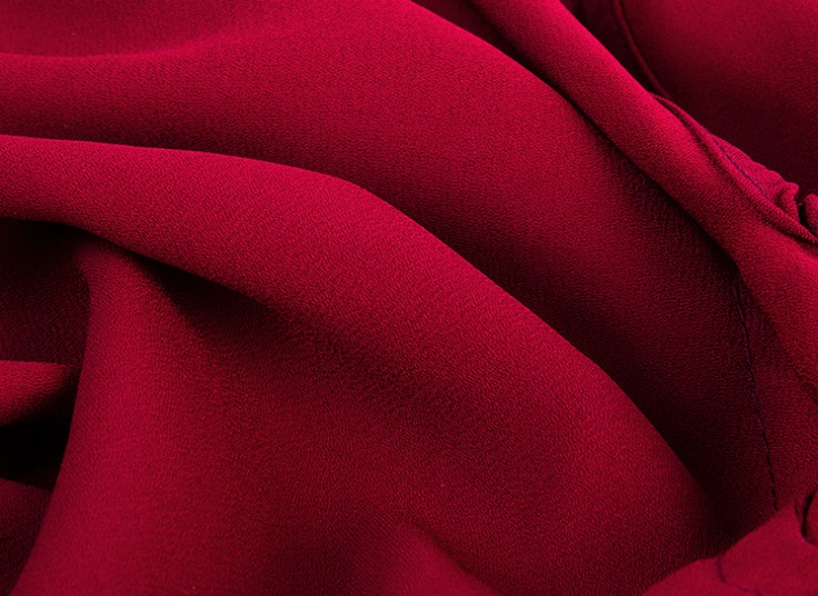 بلوز حریر قواره دار زنانه V neck