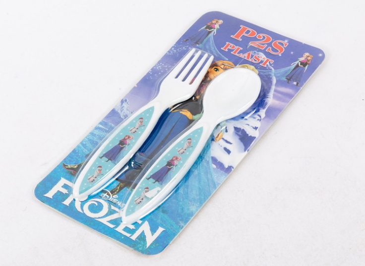 ست قاشق و چنگال بچگانه کارتونی