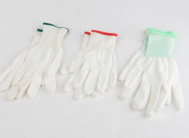 دستکش کار نخی رنگی