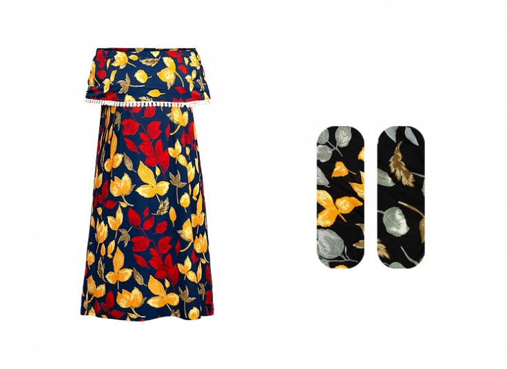 پیراهن دکلته ساحلی