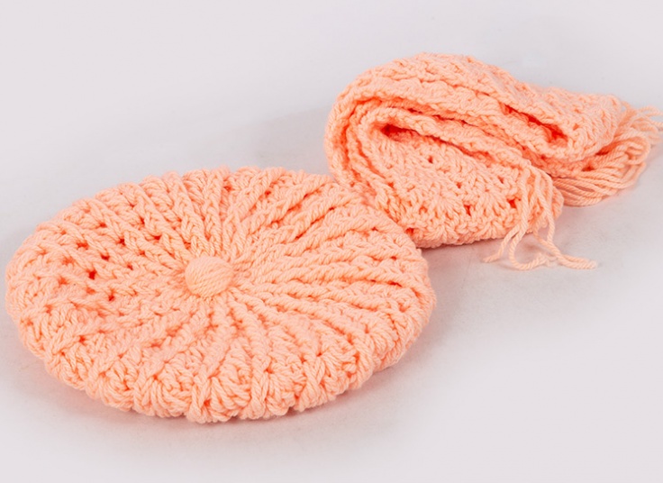 ست کلاه فرانسوی و شال گردن