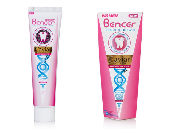 خمیر دندان Bencer مدل Caviar