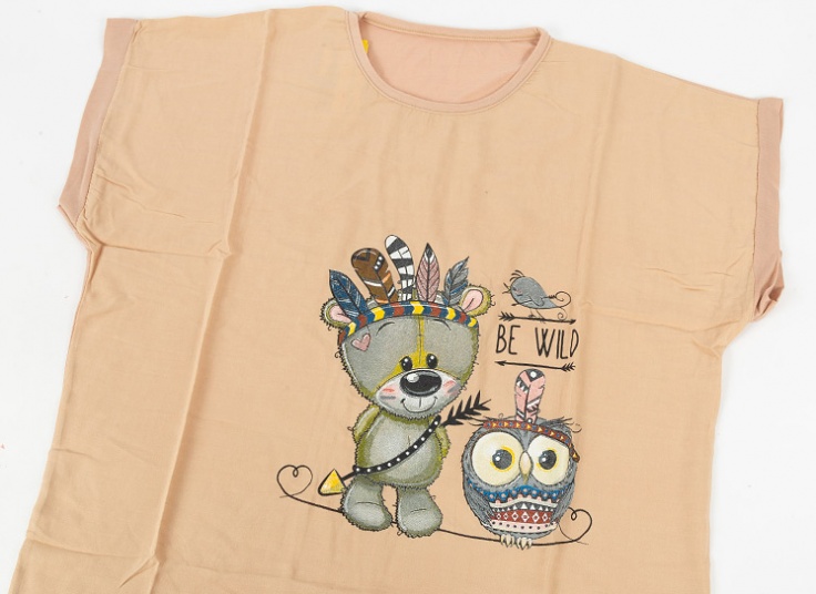 تیشرت زنانه چاپدار