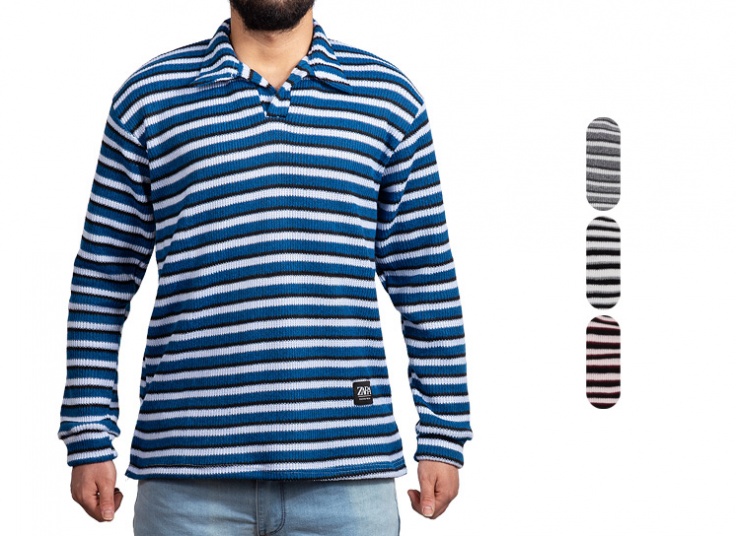بافت راه راه مردانه Zara