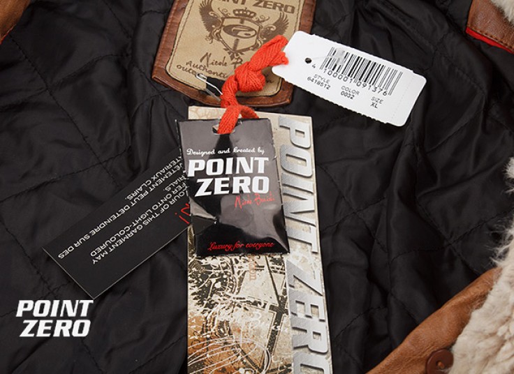 کاپشن چرم مردانه POINT ZERO