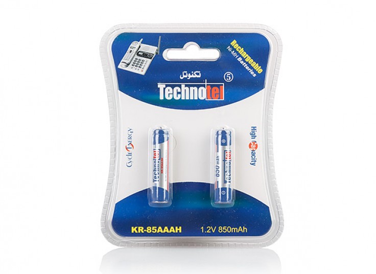 باتری نیم قلمی Technotel