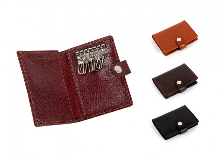 کیف جاکارتی و جاکلیدی چرم طبیعی