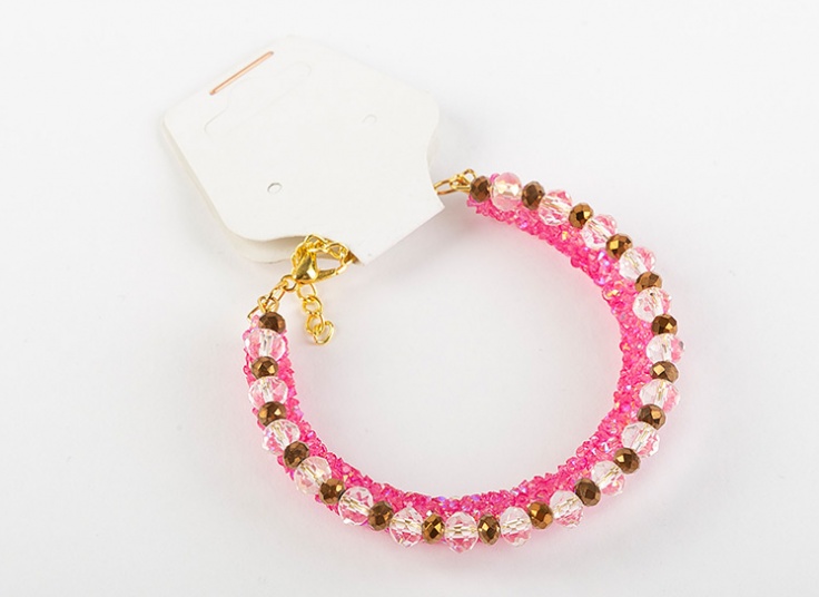 دستبند طرح کریستال