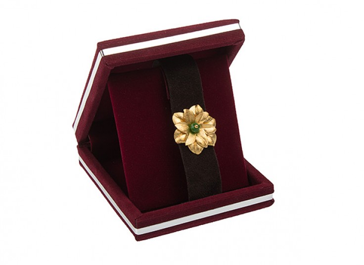 دستبند گل طلا