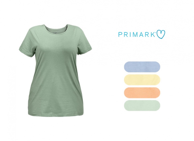 تیشرت زنانه آستین کوتاه Primark