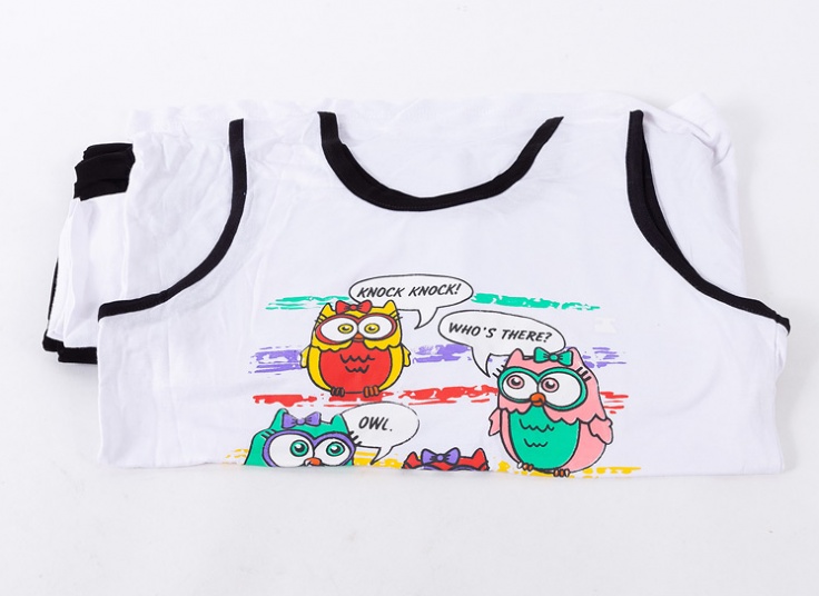 ست تاپ و شلوار طرح جغد