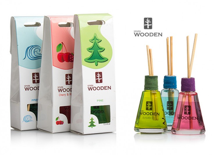 خوشبو کننده هوا و خودرو SPARK WOODEN