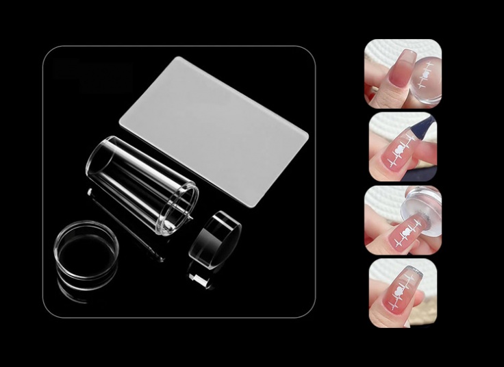 استامپ فرنچ ناخن سیلیکونی