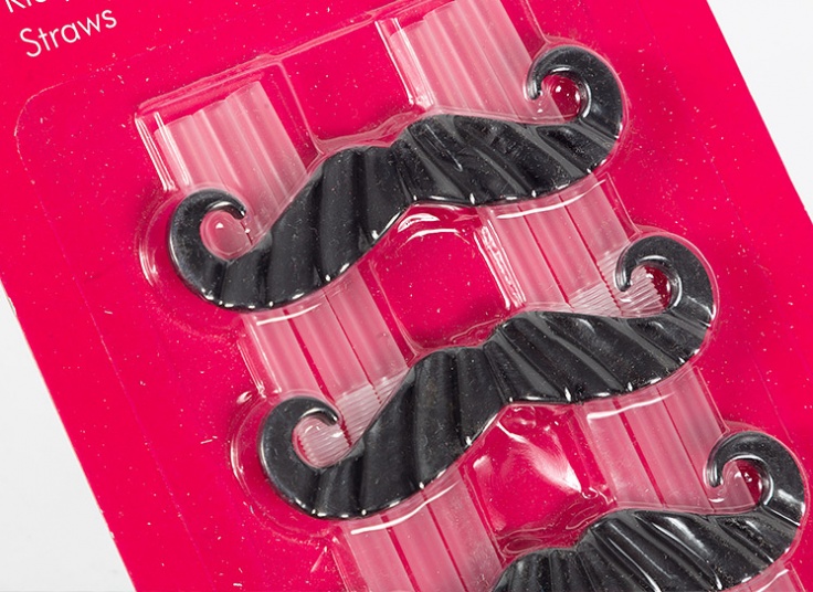 نی نوشیدنی طرح سبیل  FUN LINE