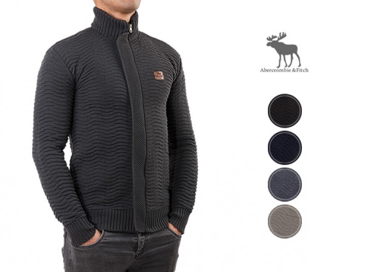 سویشرت بافت طرح Abercrombie