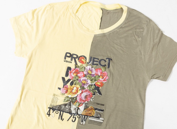 تیشرت زنانه طرح گل